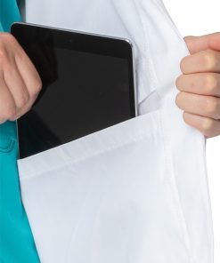 Landau Women's 37" Lab Coat With Tablet Pocket -Silverts-shop 6 ln 3165 650