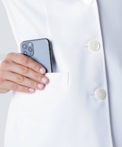 Medelita Women's J. Wright Slim Fit Lab Coat -Silverts-shop 6 md lm12005 650