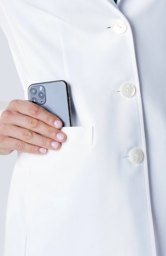 Medelita Women's J. Wright Slim Fit Lab Coat - Image 6