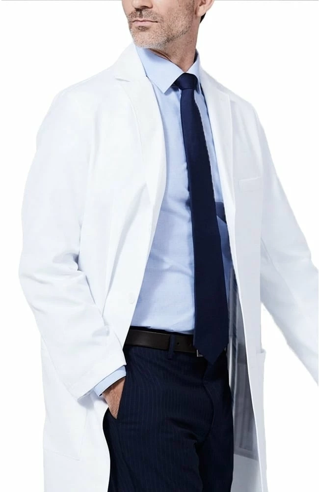Medelita Men's M3 Laennec Classic Fit 40" Lab Coat - Image 6