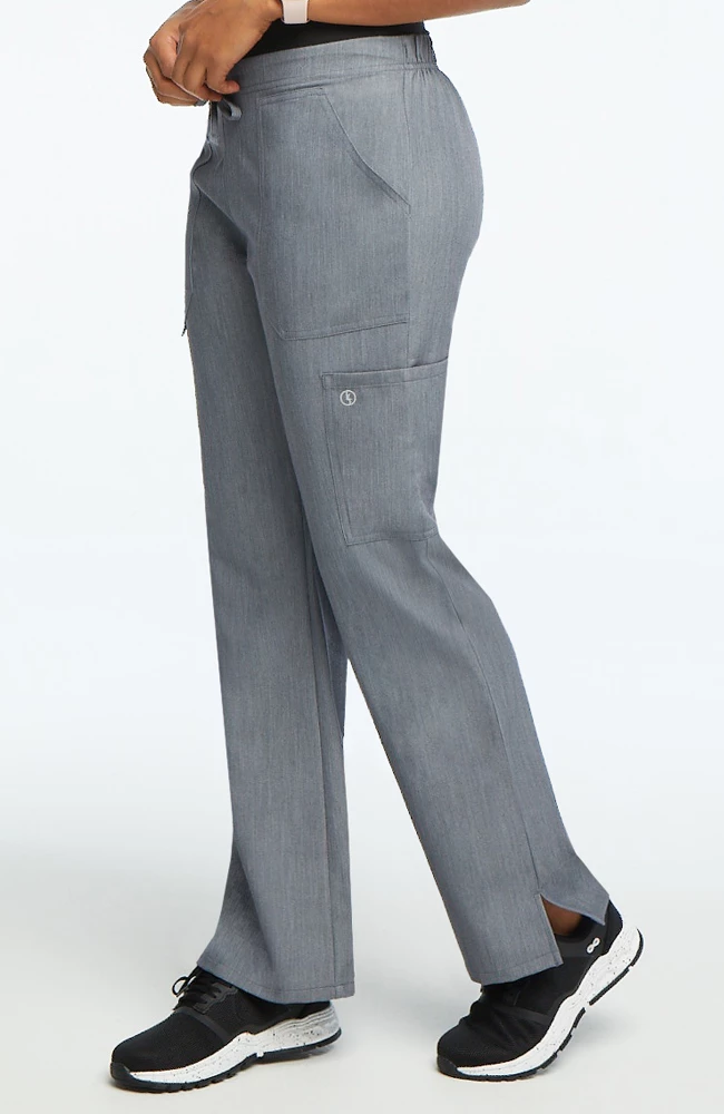 AllHeart Clearance Women's V-Neck Solid Scrub Top & Cargo Scrub Pant Set - Image 7