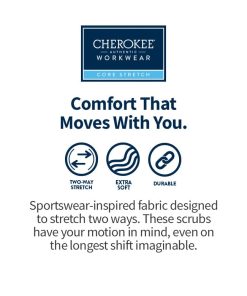 Cherokee Workwear Clearance Women's Warm Up Solid Scrub Jacket -Silverts-shop 7 ck 4315 clearance 650