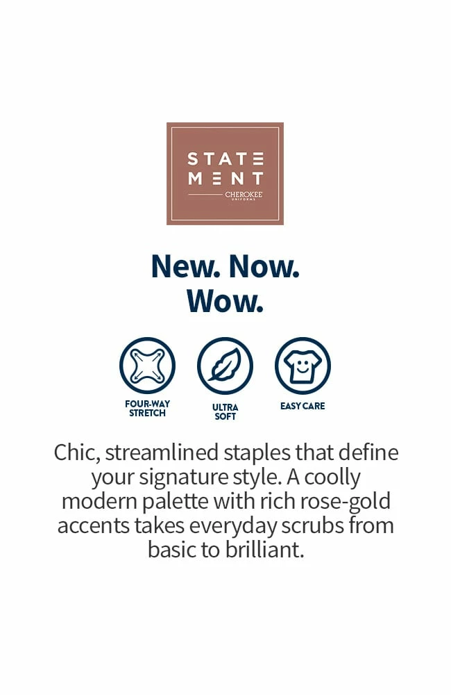 Cherokee Clearance Women's Drawstring Waistband Straight Leg Scrub Pant - Image 5