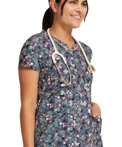 Cherokee Women's What The Speck? Print Scrub Top 8 Cherokee Women's What The Speck? Print Scrub Top -Silverts-shop 7 ck ck678 print 650
