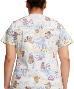 Cherokee Women's Hip Cats Print Scrub Top 8 Cherokee Women's Hip Cats Print Scrub Top -Silverts-shop 7 ck tf776 print 650