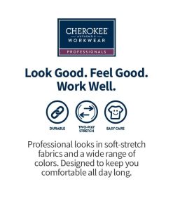 Cherokee Workwear Clearance Women's Maternity Soft Knit Waistband Scrub Pant -Silverts-shop 7 ck ww220 clearance 650