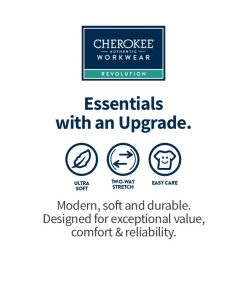 Cherokee Workwear Clearance Men's V-Neck Utility Solid Scrub Top -Silverts-shop 7 ck ww670 clearance 650