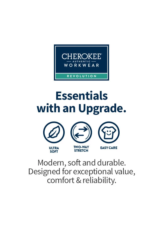 Cherokee Workwear Clearance Men's V-Neck Solid Scrub Top - Image 5