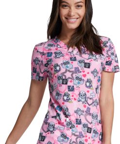 Dickies Clearance Women's Hoo Cares For You Print Scrub Top 8 Dickies Clearance Women's Hoo Cares For You Print Scrub Top -Silverts-shop 7 di dk717 printclearance 650
