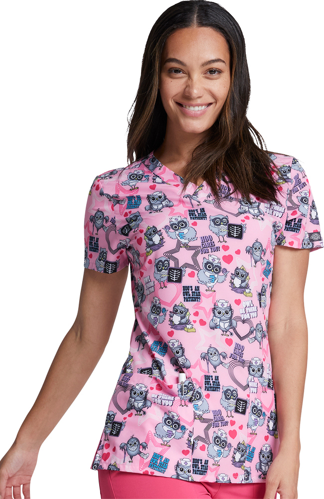 Clearance Women's Hoo Cares For You Print Scrub Top Dickies Clearance Women's Hoo Cares For You Print Scrub Top -Silverts-shop 7 di dk717 printclearance 650