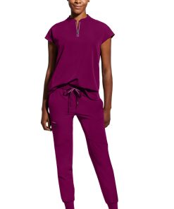 Healing Hands Women's Sandy Zip Mandarin Collar Scrub Top 8 Healing Hands Women's Sandy Zip Mandarin Collar Scrub Top -Silverts-shop 7 hh 2286 650