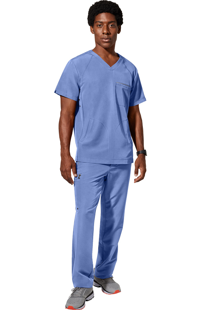 Men's Steven V-Neck Scrub Top Healing Hands Men's Steven V-Neck Scrub Top -Silverts-shop 7 hh 2382 650