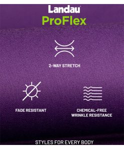 Landau Women's Collared Zip Front Solid Scrub Top 8 Landau Women's Collared Zip Front Solid Scrub Top -Silverts-shop 7 ln 4173prv 650