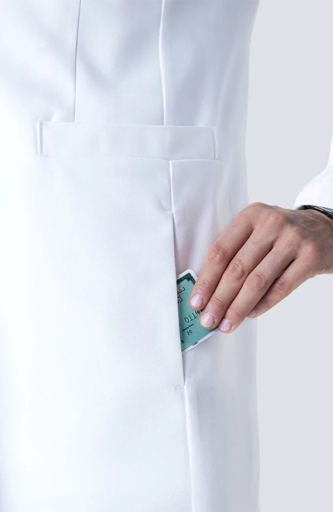 Medelita Women's J. Wright Slim Fit Lab Coat - Image 7