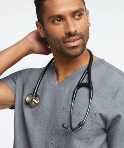 AllHeart Clearance Men's Solid Scrub Top & Cargo Scrub Pant Set 9 AllHeart Clearance Men's Solid Scrub Top & Cargo Scrub Pant Set -Silverts-shop 8 ah lsset1 clearance 650