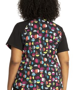 Cherokee Clearance Women's Geo Nouveau Print Scrub Top -Silverts-shop 8 ck ck645 printclearance 650